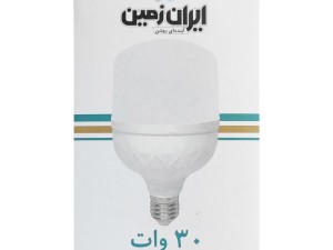لامپ روشنایی 30 وات (مدل استوانه کم مصرف)ایران زمین