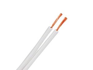 سیم سفید نایلونی دو رشته 1/5*2 زر کابل (آلبا) سیم سفید 2 در 1/5 افشان تمام مس (حلقه 100 متری)