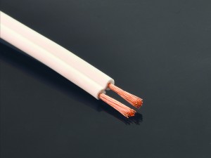 سیم سفید نایلونی دو رشته 1/5*2 زر کابل (آلبا) سیم سفید 2 در 1/5 افشان تمام مس (حلقه 100 متری)