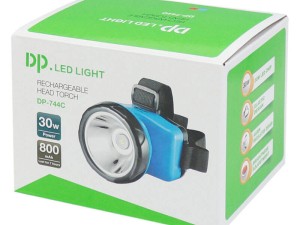 چراغ پیشانی بند 30 وات(شارژی) دی پی DP