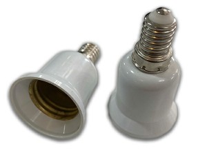 تبدیل سرپیچ E14 به E27 مدل کوچک به بزرگ (لامپ شمعی)