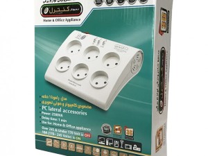 محافظ کامپیوتر و صوتی تصویری 6 پریز 3 متری نمودار کنترل مدل رامونا M123