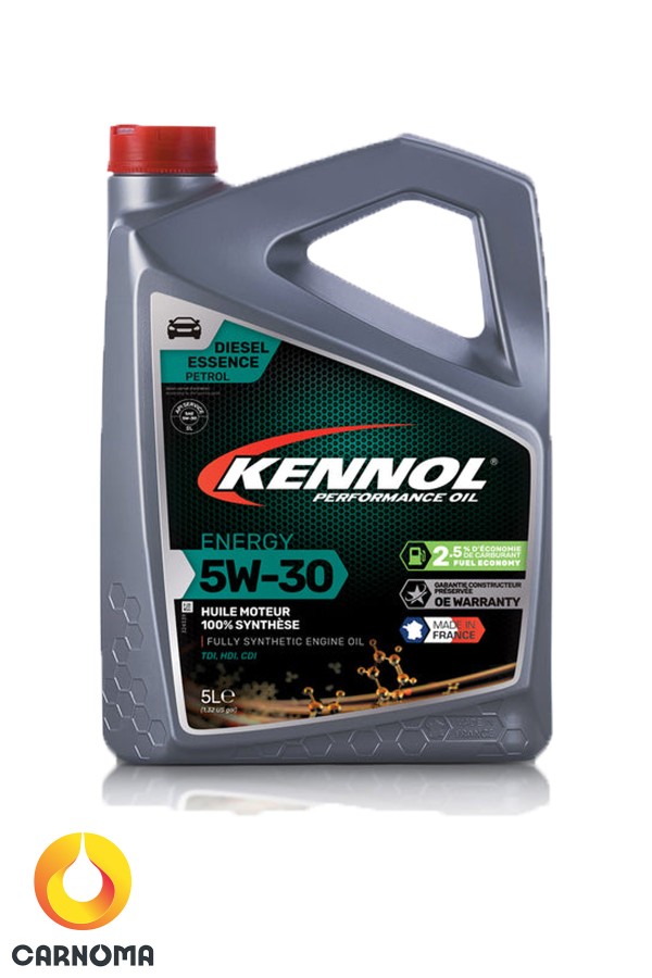 روغن موتور کنول 5w-30 ENERGY حجم 5 لیتر