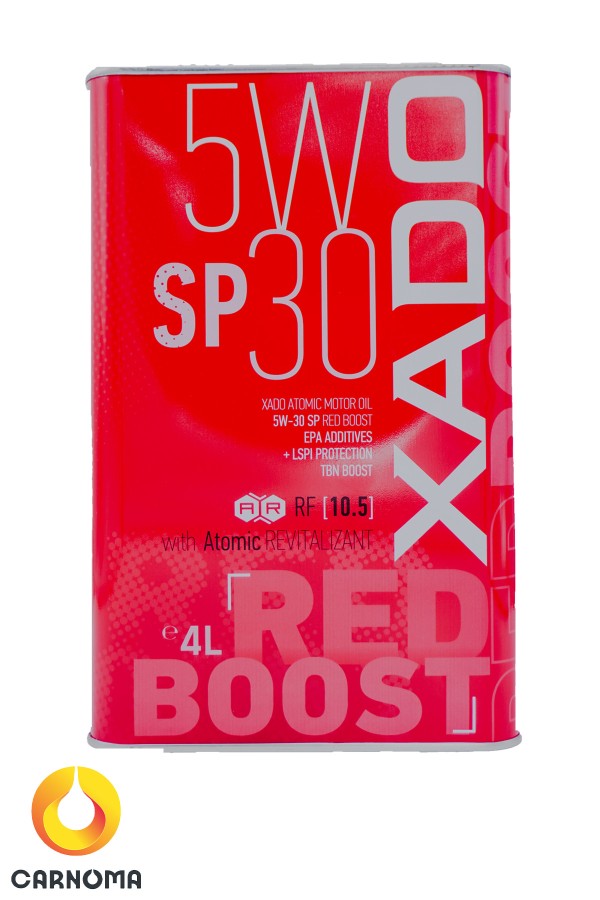 روغن موتور زادو 5w-30 Red Boost حجم چهار ليتر