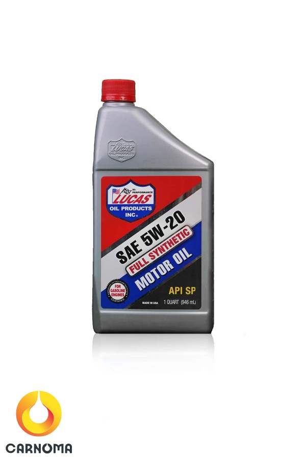 روغن موتور لوکاس 5w-20 حجم 946 میلی لیتر