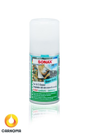 اسپری تصفیه هوا کابین خودرو سوناکس  ( اوشن فرش ) حجم 100 میلی (Car A/C Cleaner)