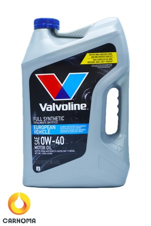 روغن موتور ولولین 0w-40 European vehicle full synthetic حجم 4.7 لیتر (درب آبی)