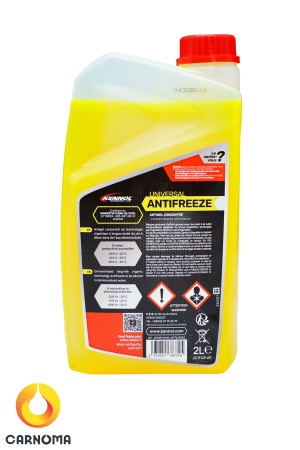 ضدیخ  زرد ANTIFREEZE کنول حجم 2 لیتر