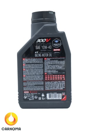 روغن موتور سیکلت موتول 300V 10W-40 4T حجم یک لیتر