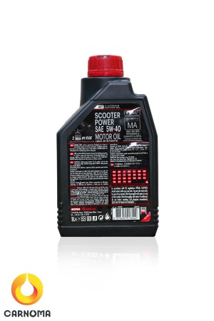 روغن موتور موتول 5w-40 اسکوتر حجم یک لیتر