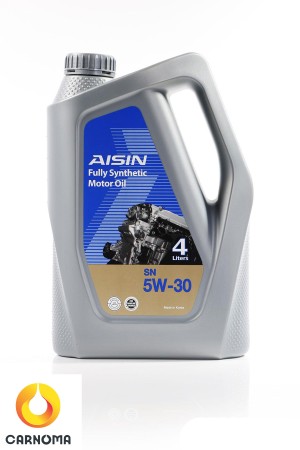 روغن موتور آیسین 5W-30 حجم چهار لیتر ( طرح جدید )