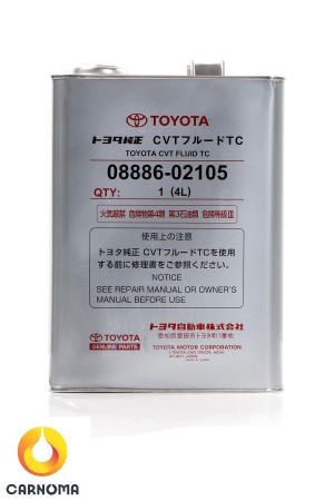 روغن گیربکس تویوتا CVTF TC FLUID حجم چهار لیتر