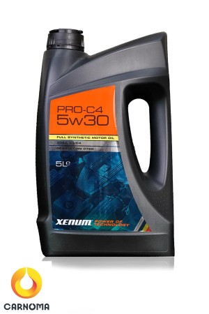 روغن موتور زنوم 5W-30 PRO-C4 پنج لیتر