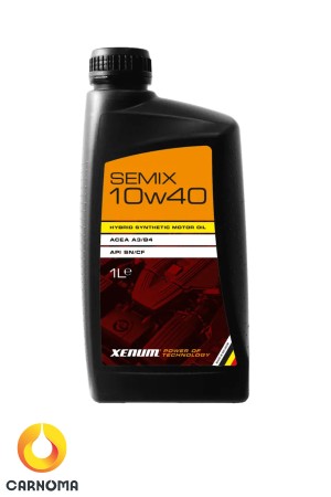 روغن موتور زنوم 10W-40 SEMIX حجم یک لیتر