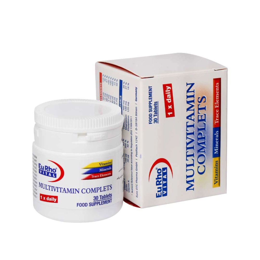 قرص مولتی ویتامین کامپلت یوروویتال - 30 عددی