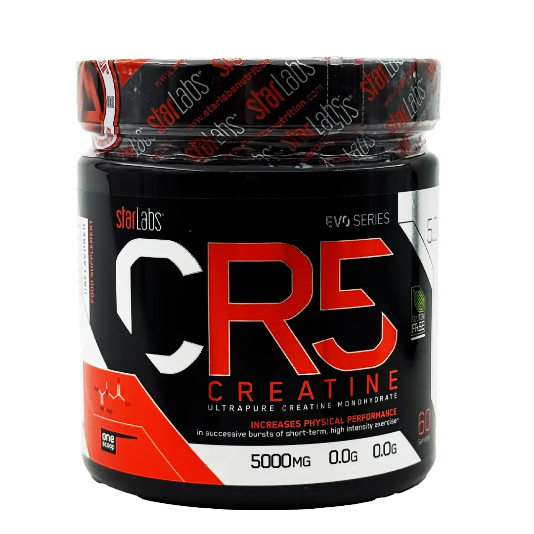 پودر کراتین منوهیدرات CR5 استارلبز - 300 گرم