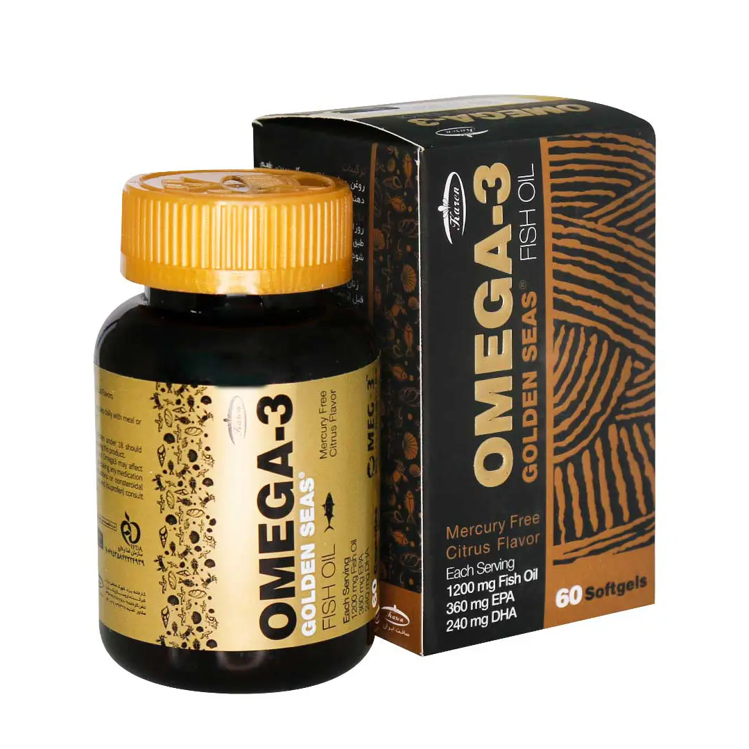 کپسول امگا3 روغن ماهی گلدن سیز کارن - 60 عددی