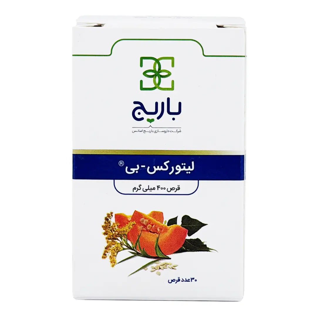 قرص لیتورکس-بی ( 400 میلی گرم ) باریج اسانس - 30 عددی