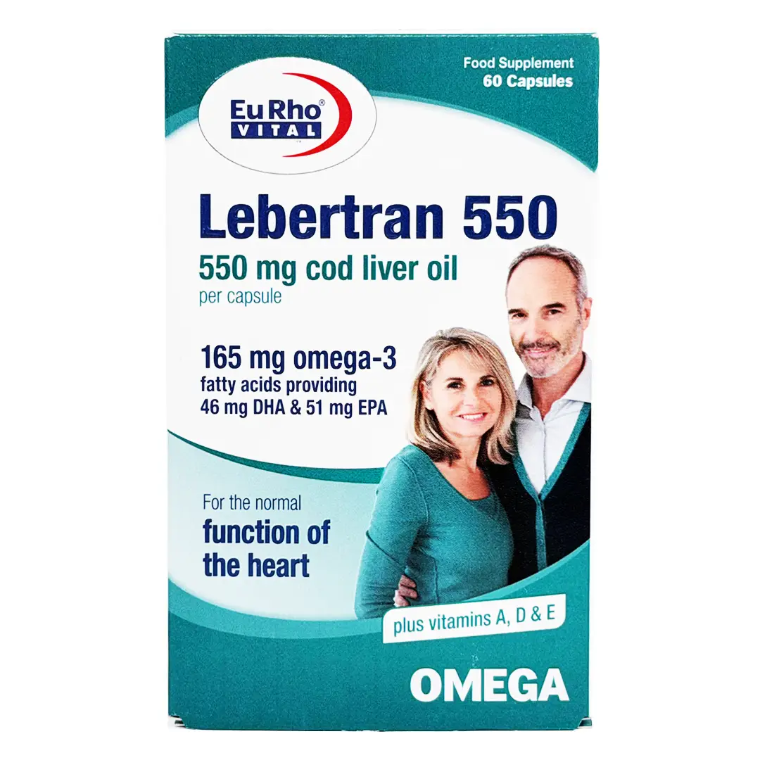 کپسول ژلاتینی لبرترن 550 یوروویتال - 60 عددی