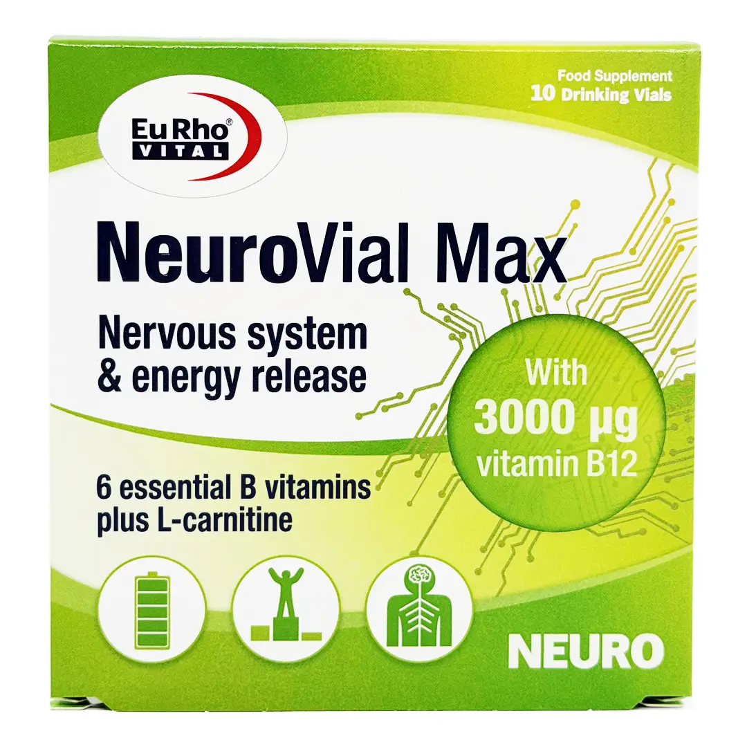 ویال مایع خوراکی نوروویال مکس یوروویتال - 10 عددی