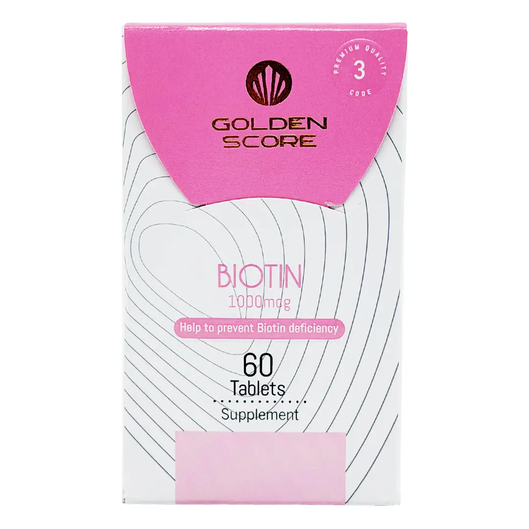قرص بیوتین گلدن اسکور - 60 عددی