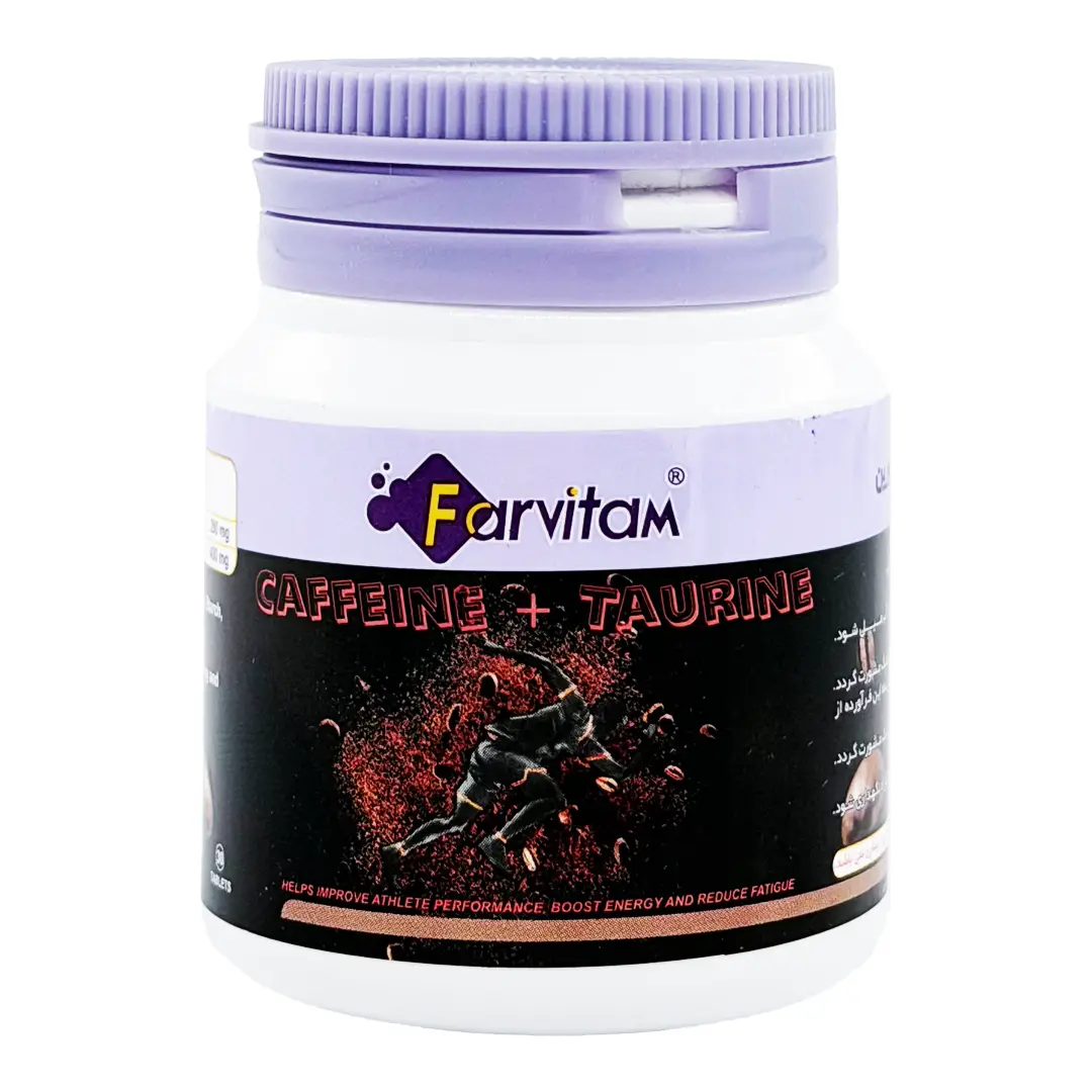 قرص کافئین + تائورین فارویتام - 30 عددی