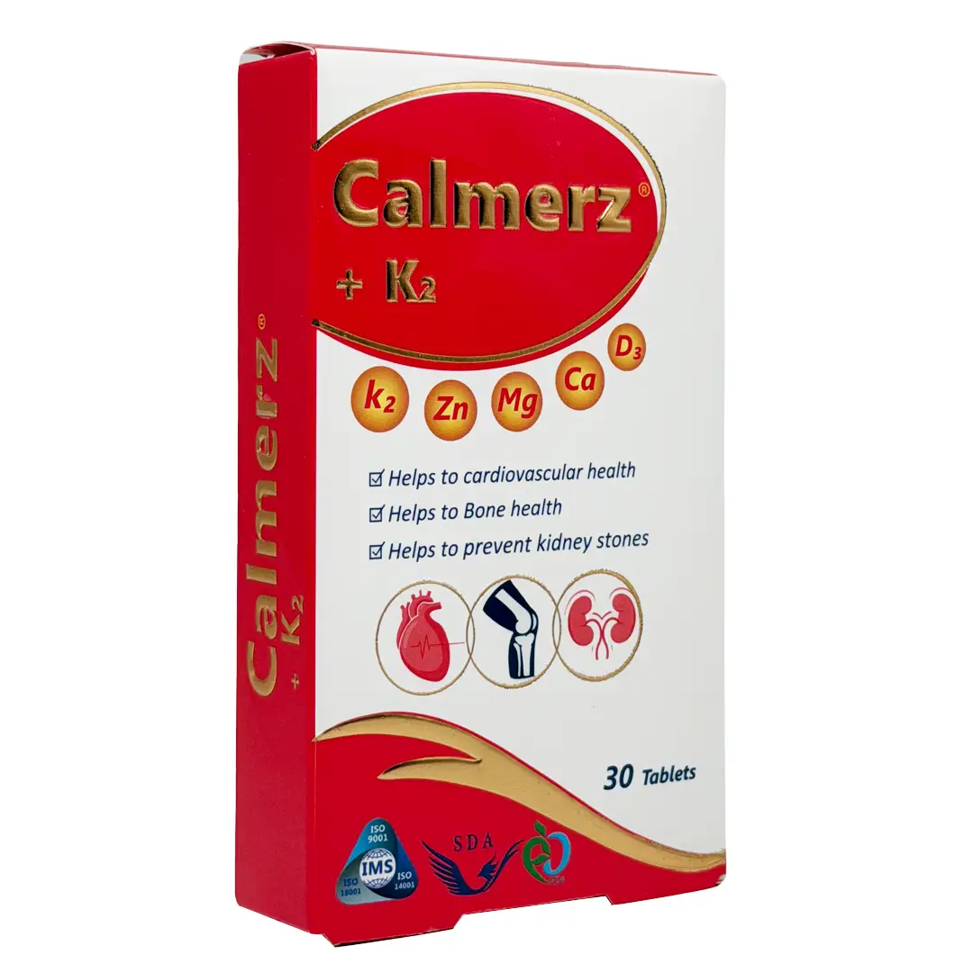 قرص کالمرز + K2  سیمرغ دارو - 30 عددی