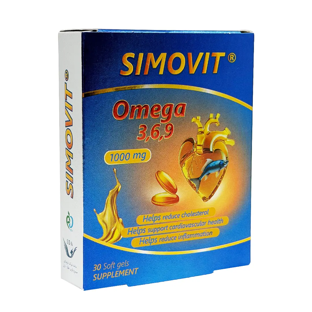 سافت ژل امگا 3،6،9 1000 میلی گرم سیمرغ دارو - 30 عددی