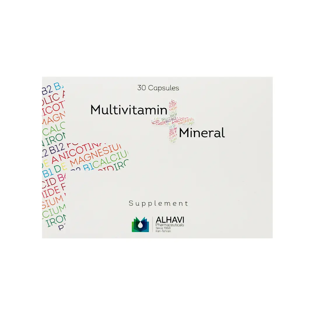 کپسول مولتی ویتامین و مینرال الحاوی - 30 عددی