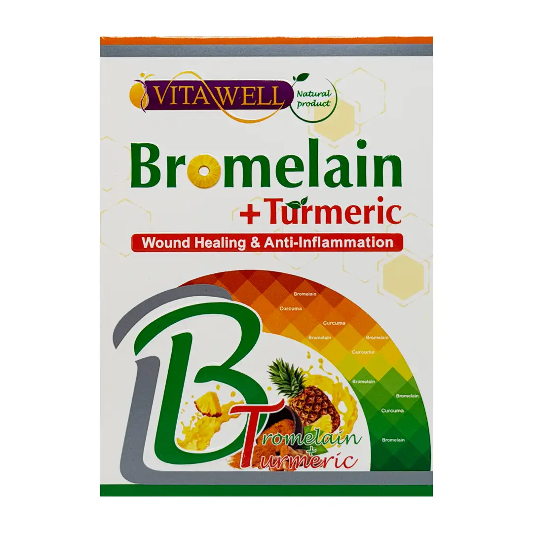 قرص بروملین + تورمریک ویتاول - 30 عددی