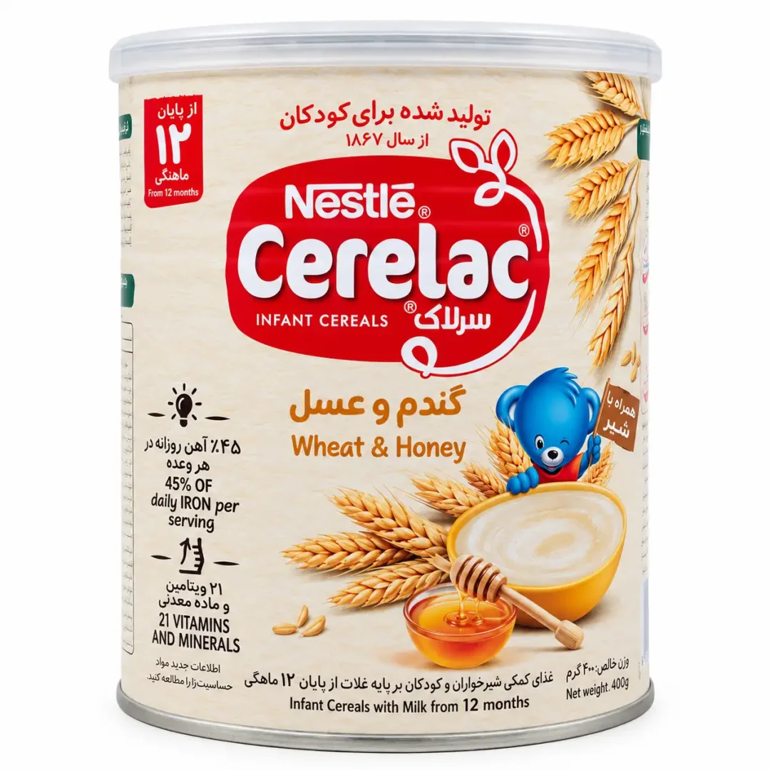 سرلاک گندم و عسل نستله - 400 گرم