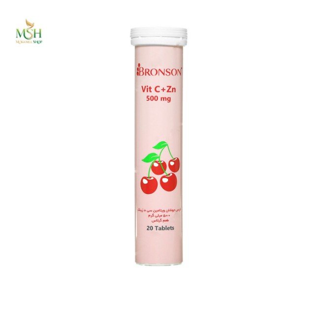 ویتامین سی و زینک 500 میلی گرم برونسون | Bronson Vitamin C Plus Zinc 500 mg