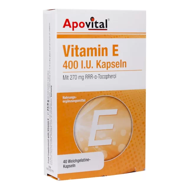 کپسول ویتامین E 400 آپوویتال 40 عددی