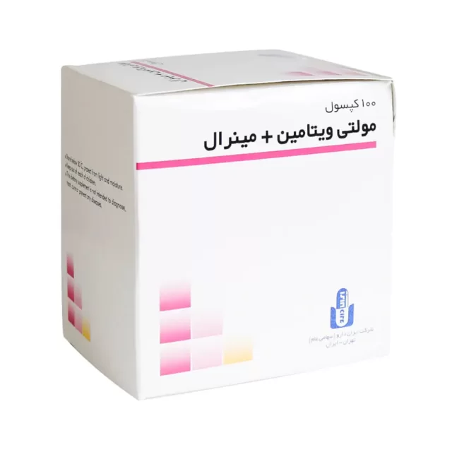 مولتی ویتامین + مینرال ایران دارو 100 عددی
