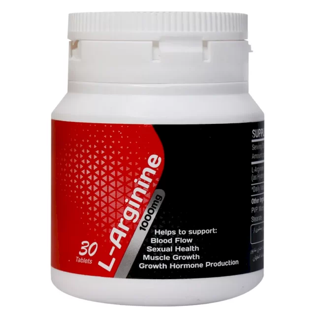 قرص آرژنین 1000 میلی گرم نوتری پاد 30 عدد