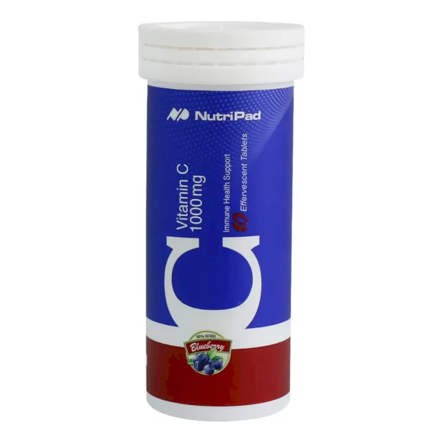 قرص جوشان ویتامین C 1000 میلی گرم نوتری پاد 10 عددی