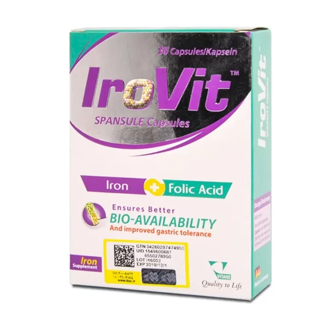 کپسول آیرویت ویتان 30 عددی