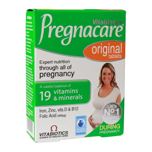 مولتی ویتامین دوران بارداری پرگناکر ویتابیوتیکس اورجینال 30 عددی