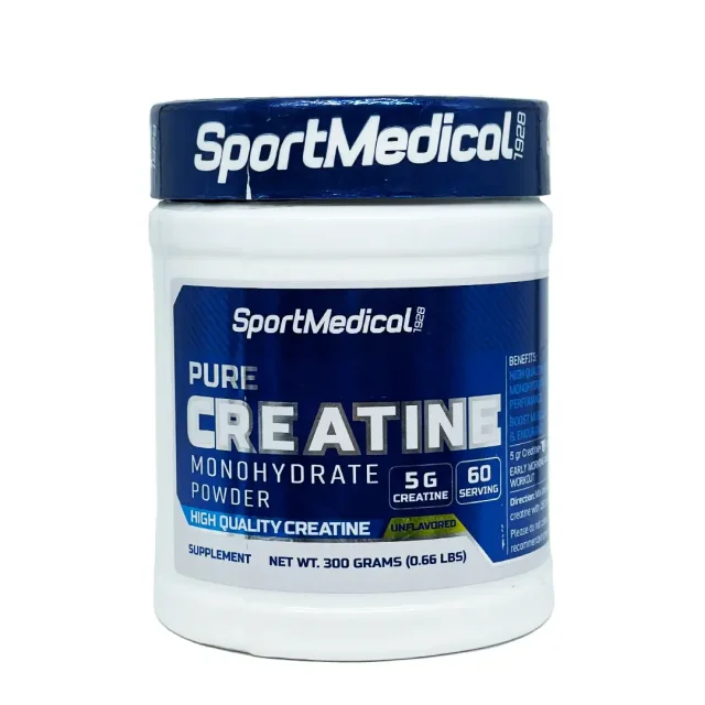 پودر کراتین مونوهیدرات اسپرت مدیکال - 300 گرم