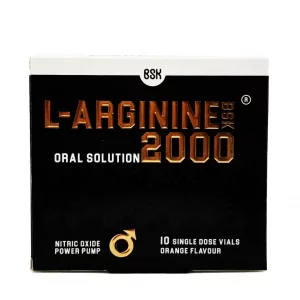 ویال مایع ال آرژنین 2000 میلی گرم بی اس کی - 10 عددی