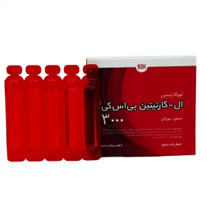 ویال مایع ال کارنیتین 3000 بی اس کی - 10 عددی