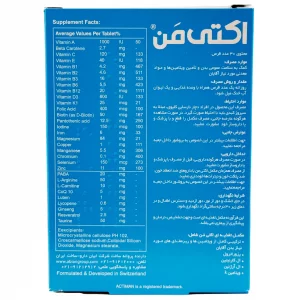 قرص اکتی من ابیان دارو - 30 عددی