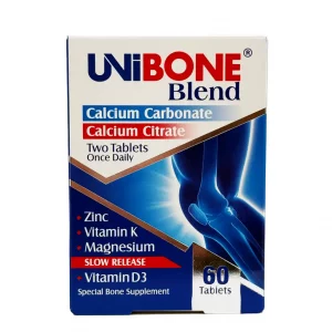 مکمل کلسیم آهسته رهش یونی بن بلند ابیان دارو - 60 عددی