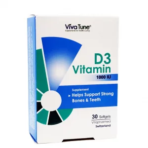 سافت ژل ویتامین د3 (D3) 1000 ویواتیون - 30 عددی