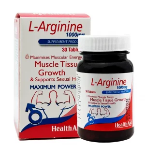 قرص ال آرژنین 1000 میلی گرمی هلث اید - 30 عددی