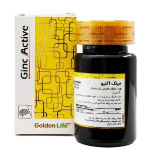 کپسول تقویت حافظه جینک اکتیو (جینکوبیلوبا) گلدن لایف - 30 عددی