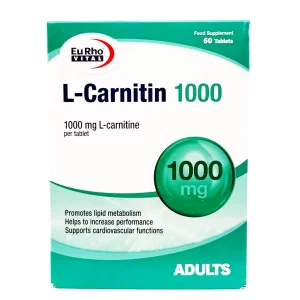 قرص ال کارنیتین 1000 یوروویتال - 60 عددی