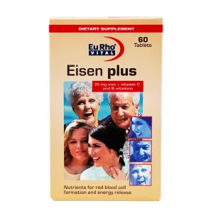 قرص آیزن پلاس یوروویتال - 60 عددی