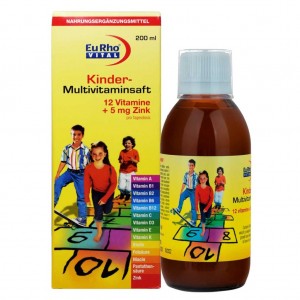 شربت کیندر مولتی ویتامین یوروویتال - 200 میلی لیتر