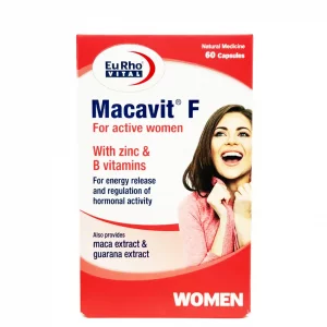کپسول تقویت قوای جنسی بانوان (ماکاویت اف ) یوروویتال - 60 عددی